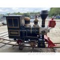 Locomotiva de Steam Mini preto para shopping center